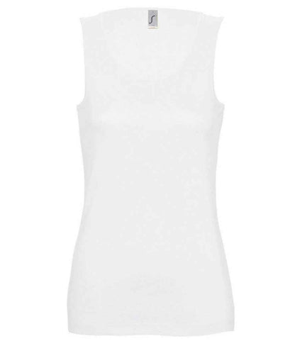 SOL'S SOL'S Ladies Jane Tank Top - White (11475)