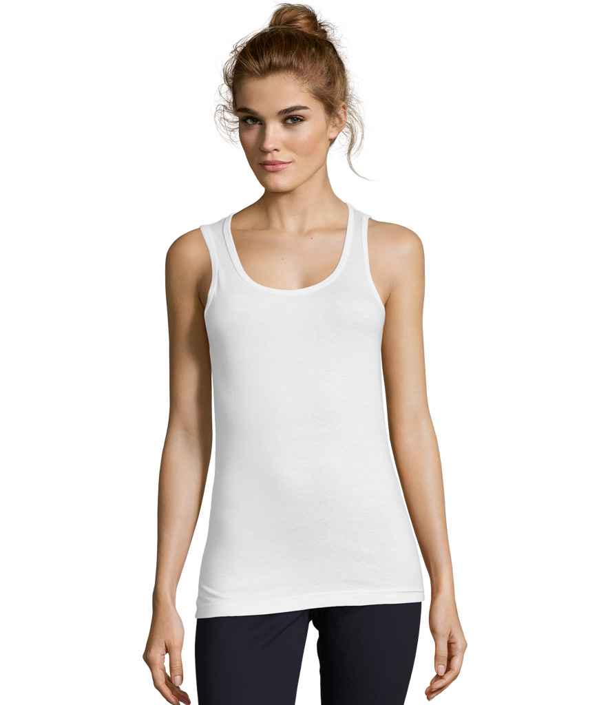 SOL'S SOL'S Ladies Jane Tank Top - White (11475)