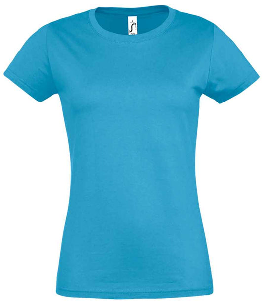 SOL'S SOL'S Ladies Imperial Heavy T-Shirt - Aqua (11502)