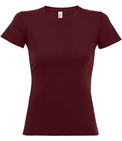 SOL'S SOL'S Ladies Imperial Heavy T-Shirt - Burgundy (11502)