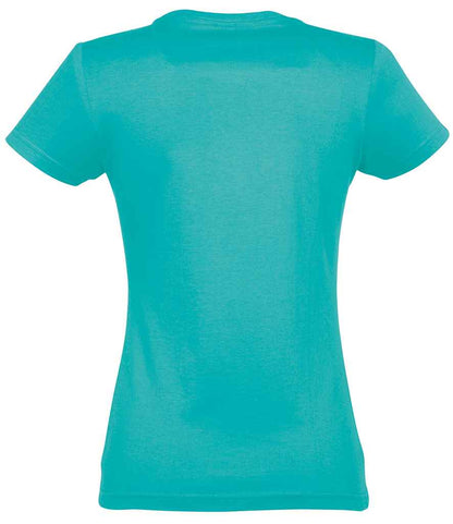 SOL'S SOL'S Ladies Imperial Heavy T-Shirt - Caribbean Blue (11502)