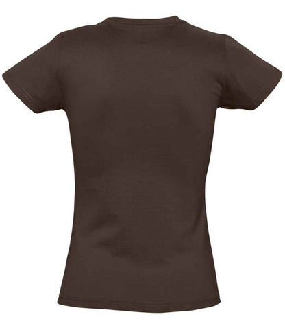 SOL'S SOL'S Ladies Imperial Heavy T-Shirt - Chocolate (11502)