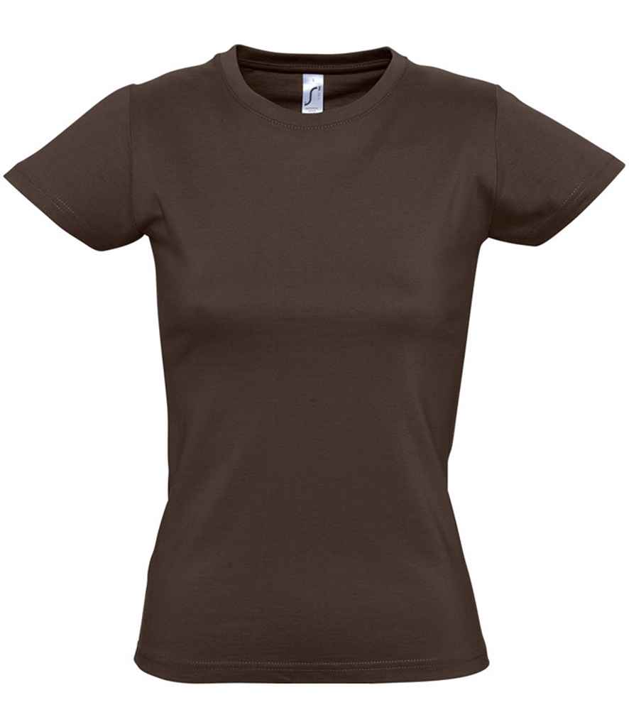 SOL'S SOL'S Ladies Imperial Heavy T-Shirt - Chocolate (11502)