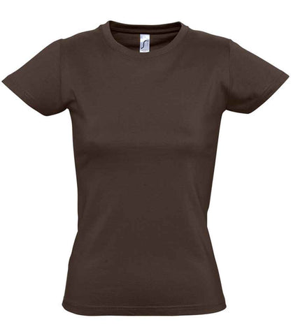 SOL'S SOL'S Ladies Imperial Heavy T-Shirt - Chocolate (11502)