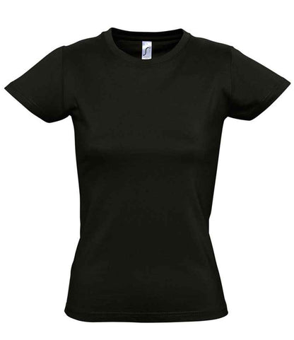 SOL'S SOL'S Ladies Imperial Heavy T-Shirt - Deep Black (11502)