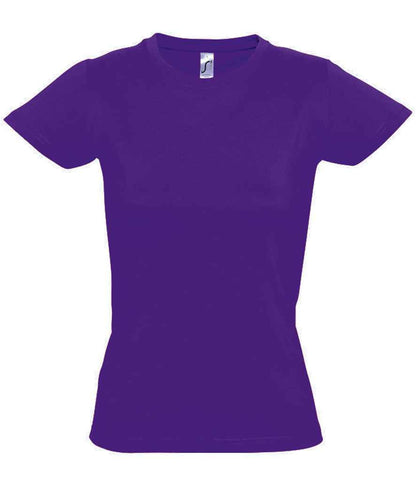 SOL'S SOL'S Ladies Imperial Heavy T-Shirt - Dark Purple (11502)