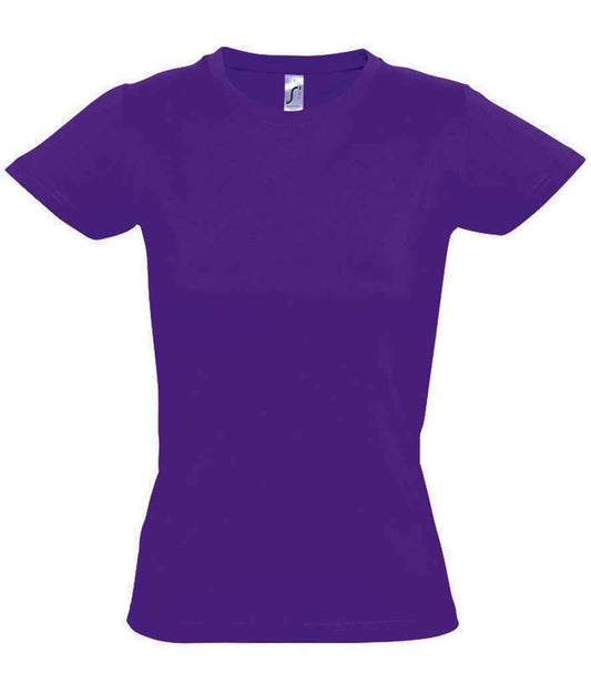 SOL'S SOL'S Ladies Imperial Heavy T-Shirt - Dark Purple (11502)