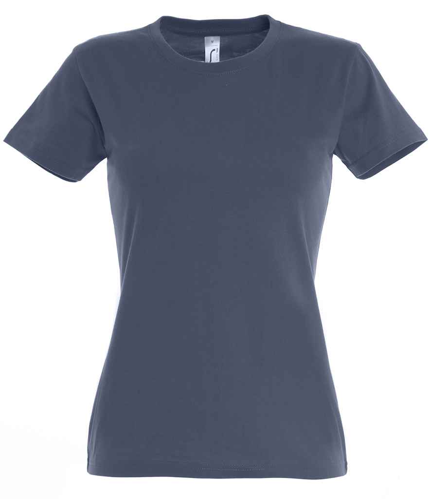SOL'S SOL'S Ladies Imperial Heavy T-Shirt - Denim (11502)