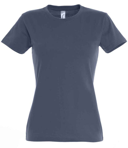SOL'S SOL'S Ladies Imperial Heavy T-Shirt - Denim (11502)