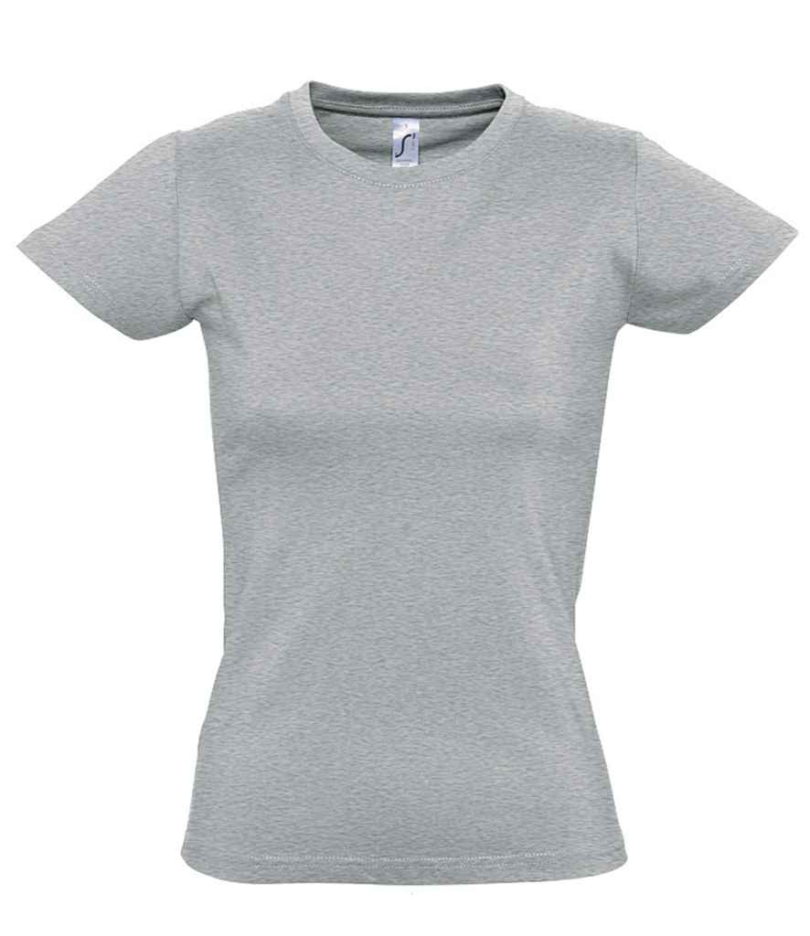 SOL'S SOL'S Ladies Imperial Heavy T-Shirt - Grey Marl (11502)