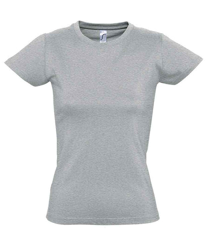 SOL'S SOL'S Ladies Imperial Heavy T-Shirt - Grey Marl (11502)