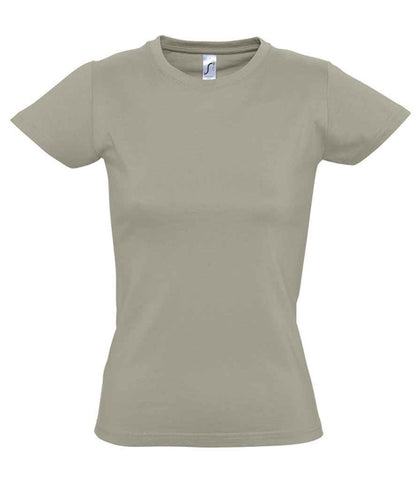 SOL'S SOL'S Ladies Imperial Heavy T-Shirt - Khaki (11502)