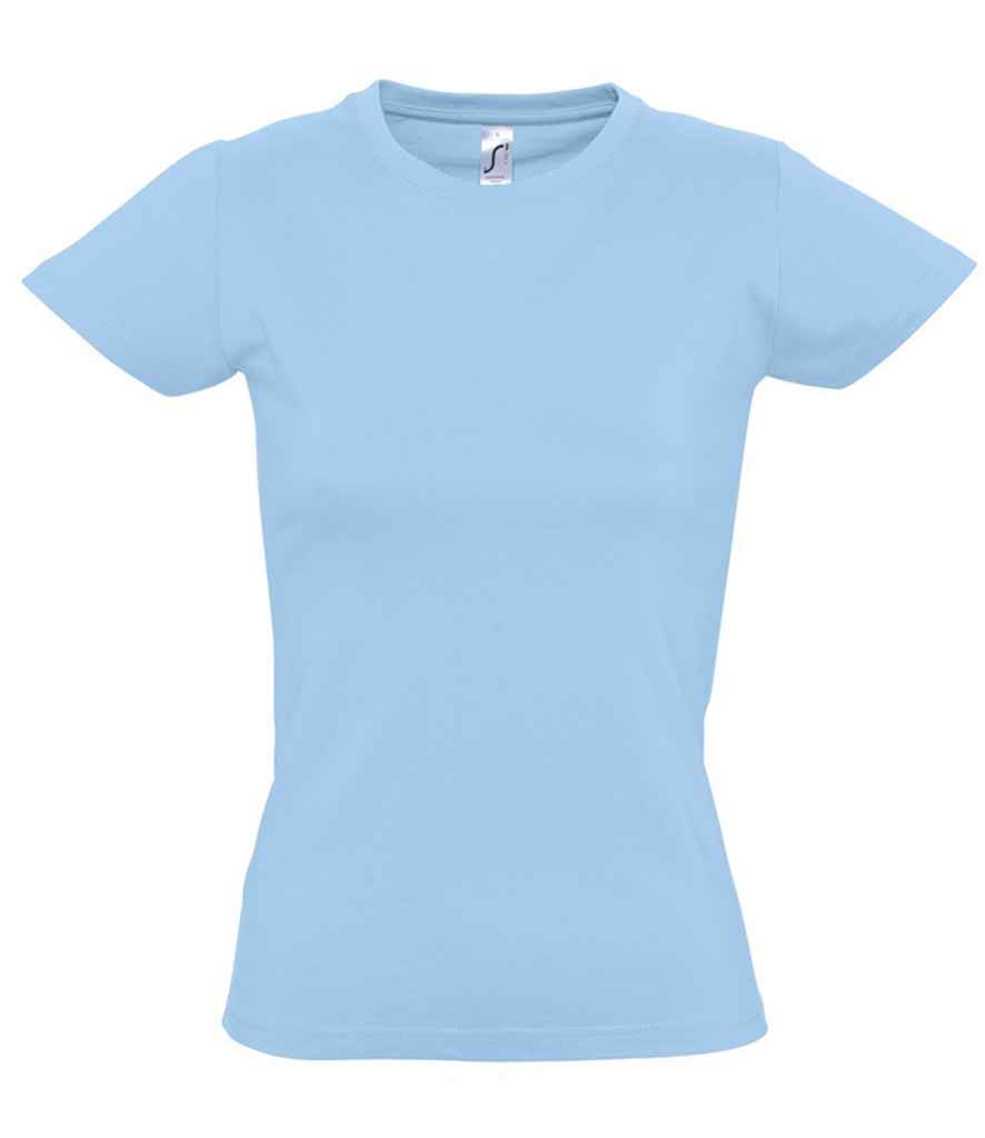 SOL'S SOL'S Ladies Imperial Heavy T-Shirt - Sky Blue (11502)
