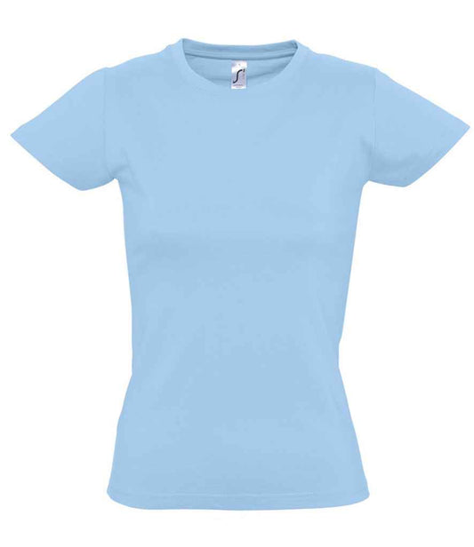 SOL'S SOL'S Ladies Imperial Heavy T-Shirt - Sky Blue (11502)