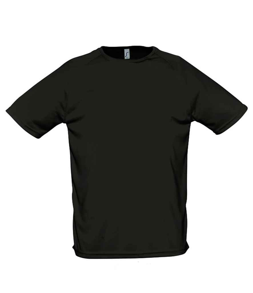 SOL'S SOL'S Sporty Performance T-Shirt - Black (11939)