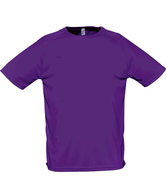 SOL'S SOL'S Sporty Performance T-Shirt - Dark Purple (11939)