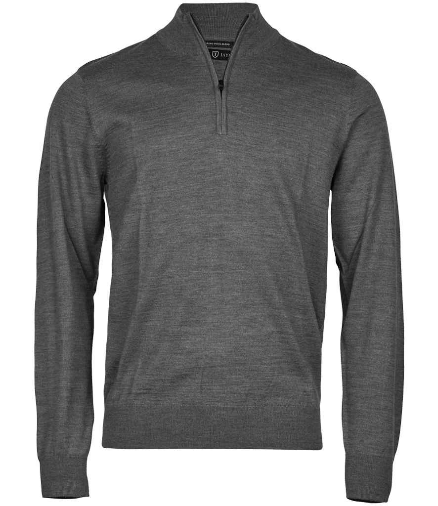Tee Jays Half Zip Sweater - FRONT
