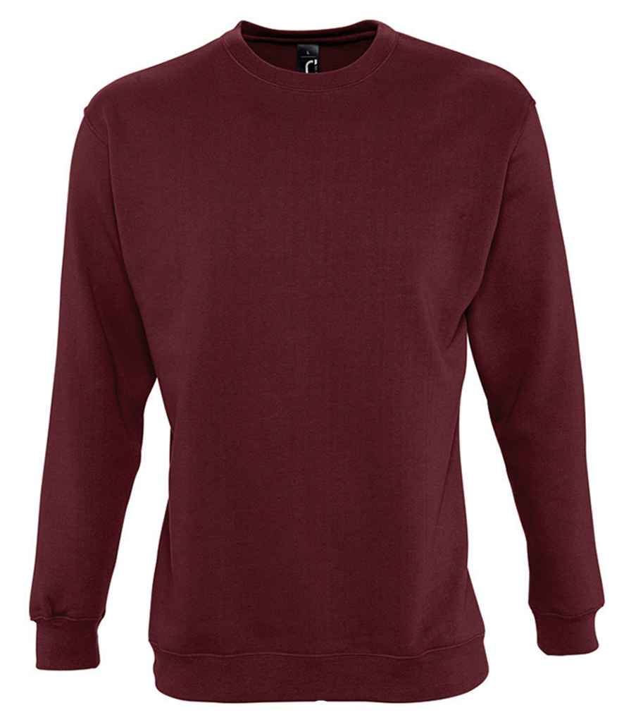 SOL'S SOL'S Unisex New Supreme Sweatshirt - Burgundy (13250)