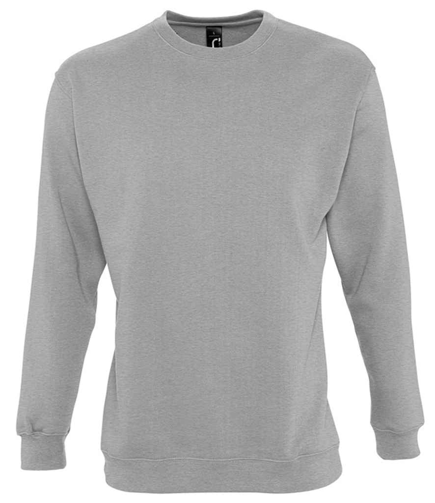 SOL'S SOL'S Unisex New Supreme Sweatshirt - Grey Marl (13250)