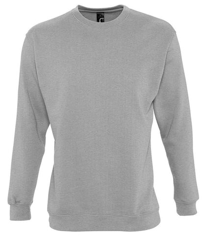 SOL'S SOL'S Unisex New Supreme Sweatshirt - Grey Marl (13250)