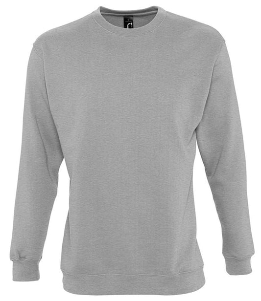 SOL'S SOL'S Unisex New Supreme Sweatshirt - Grey Marl (13250)