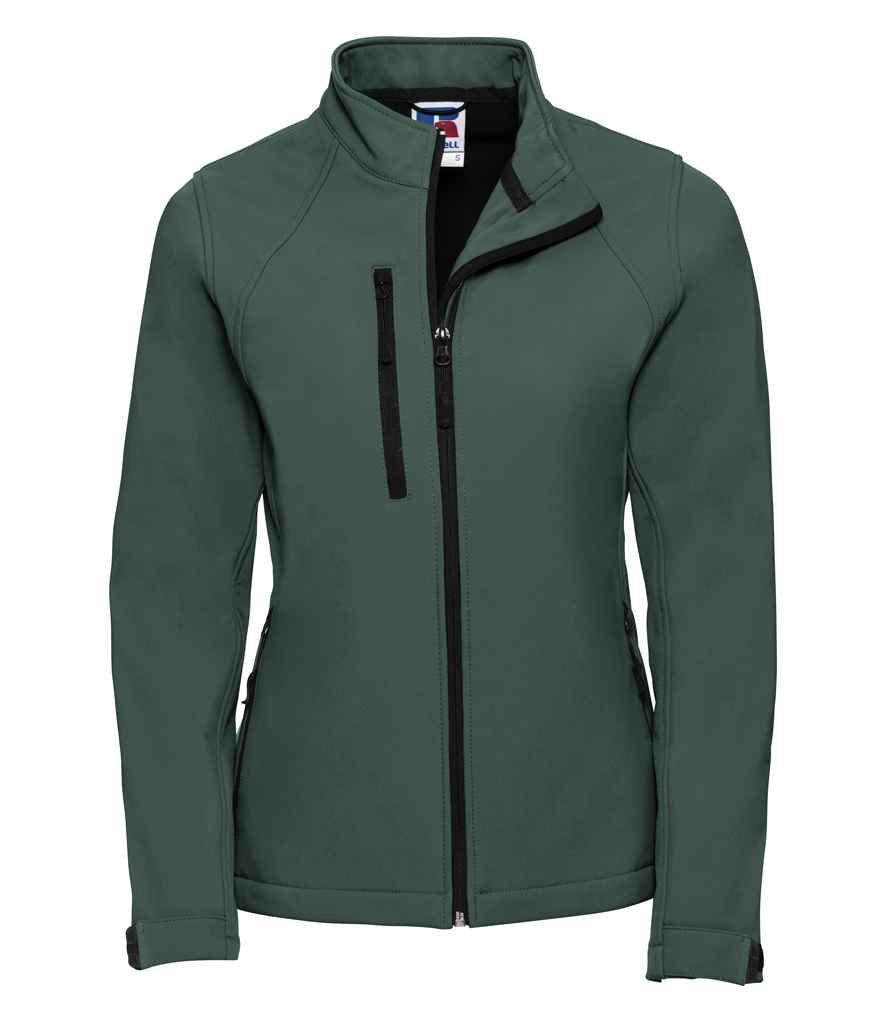Russell Ladies Soft Shell Jacket - Bottle Green (140F)