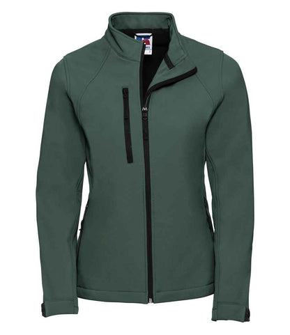 Russell Ladies Soft Shell Jacket - Bottle Green (140F)