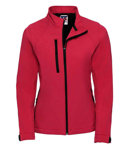 Russell Ladies Soft Shell Jacket - Classic Red (140F)