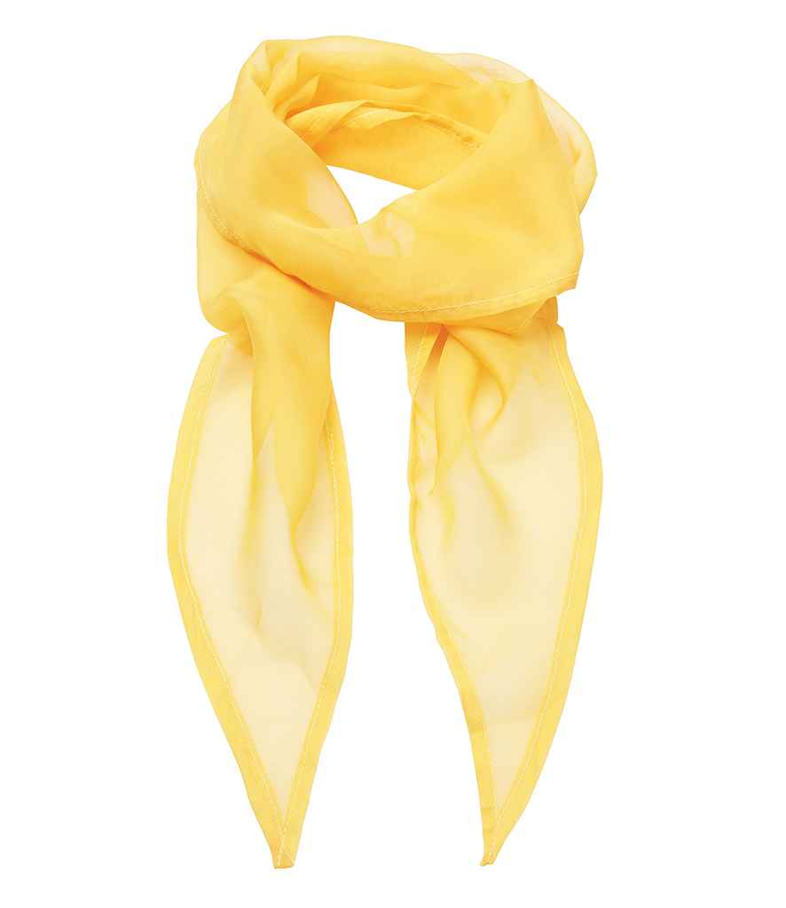 Premier 'Colours' Chiffon Scarf - FRONT