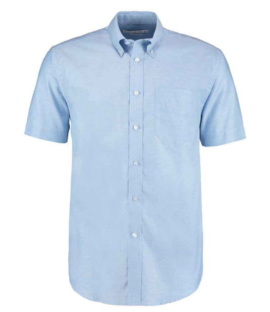 Kustom Kit Short Sleeve Classic Fit Workwear Oxford Shirt - FRONT
