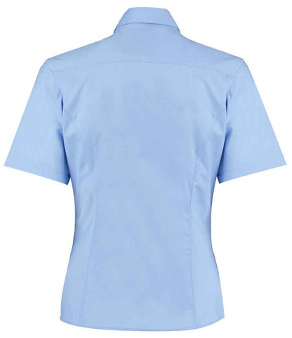 Kustom Kit Ladies Short Sleeve Tailored Business Shirt - BACK