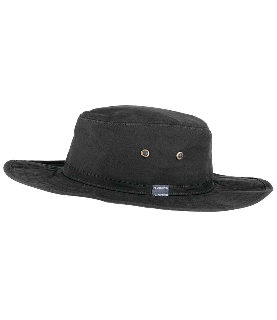 Craghoppers Expert Kiwi Ranger Hat - Carbon Grey (CR601) - back