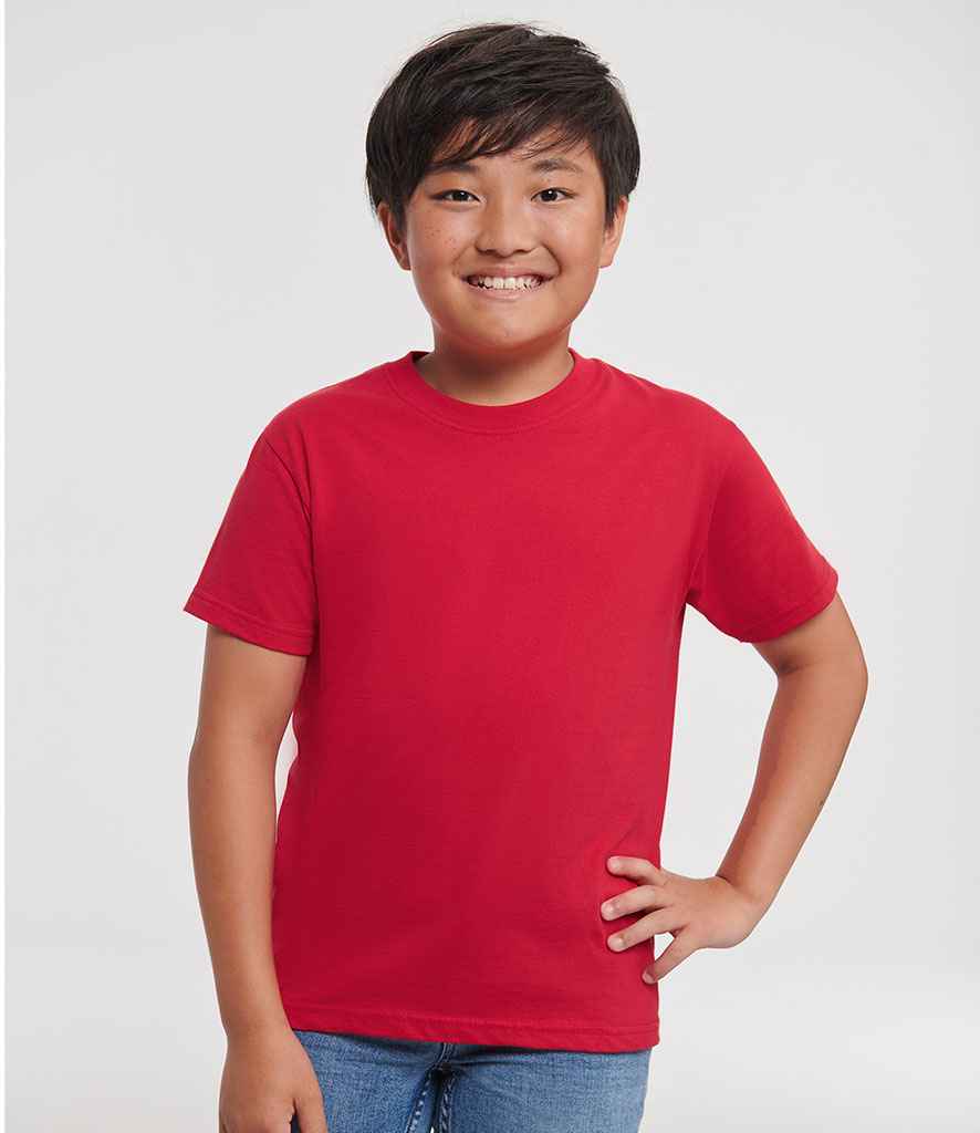 Russell Schoolgear Kids Classic Ringspun T-Shirt - Bright Red (180B)