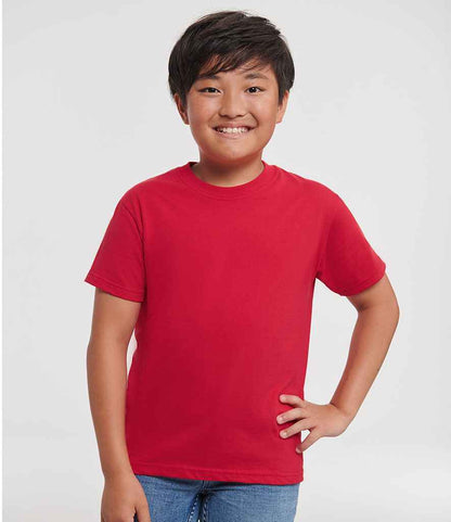 Russell Schoolgear Kids Classic Ringspun T-Shirt - Bright Red (180B)