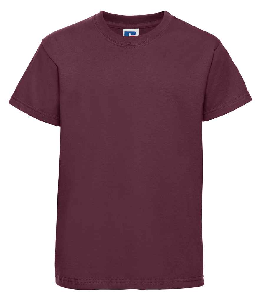 Russell Schoolgear Kids Classic Ringspun T-Shirt - Burgundy (180B)