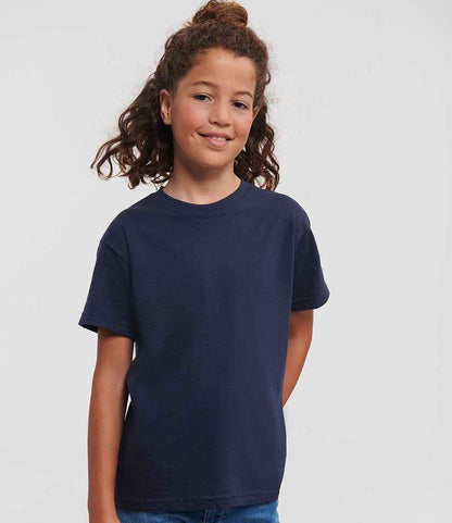 Russell Schoolgear Kids Classic Ringspun T-Shirt - French Navy (180B)