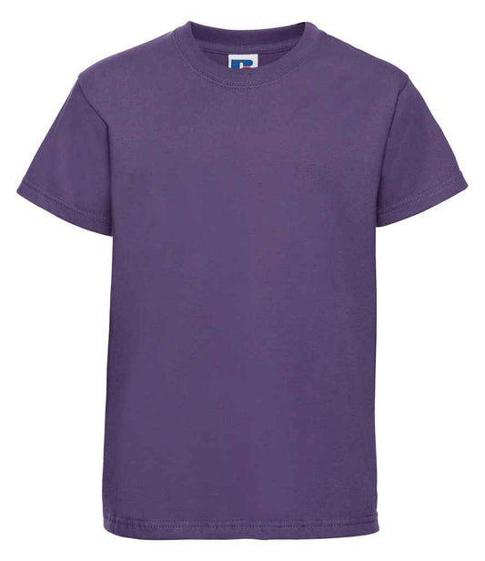 Russell Schoolgear Kids Classic Ringspun T-Shirt - Purple (180B)