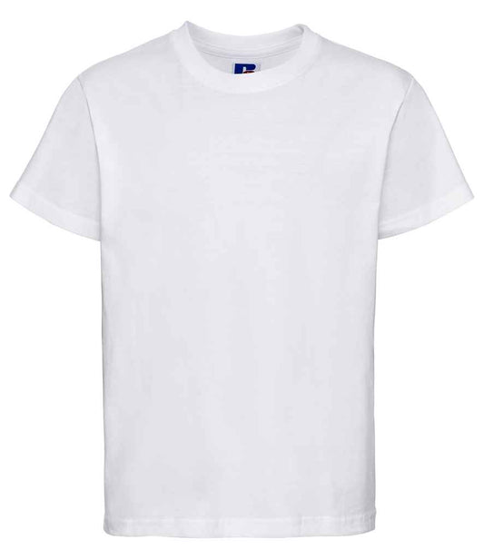 Russell Schoolgear Kids Classic Ringspun T-Shirt - White (180B)