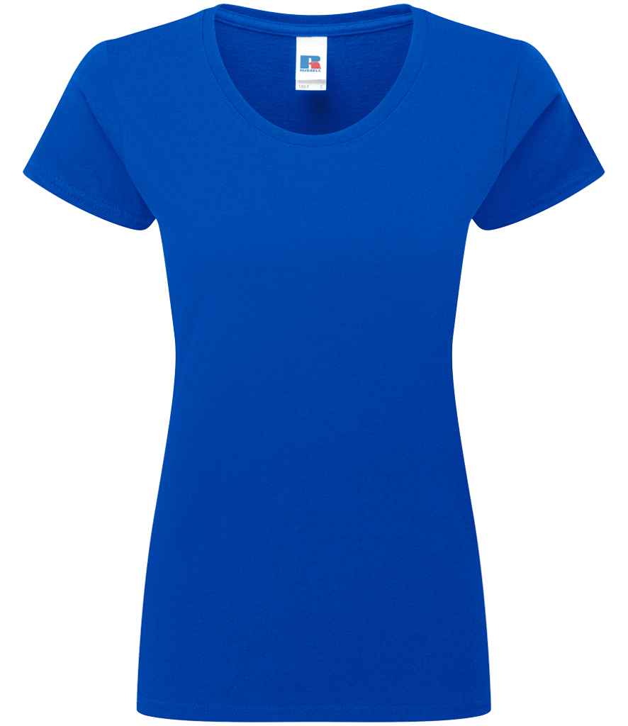 Russell Ladies Authentic Classic Ringspun T-Shirt - Bright Royal (180F)