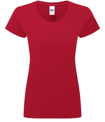 Russell Ladies Authentic Classic Ringspun T-Shirt - Classic Red (180F)