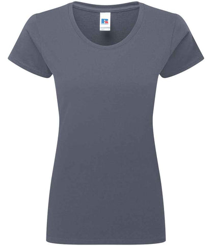 Russell Ladies Authentic Classic Ringspun T-Shirt - Convoy Grey (180F)