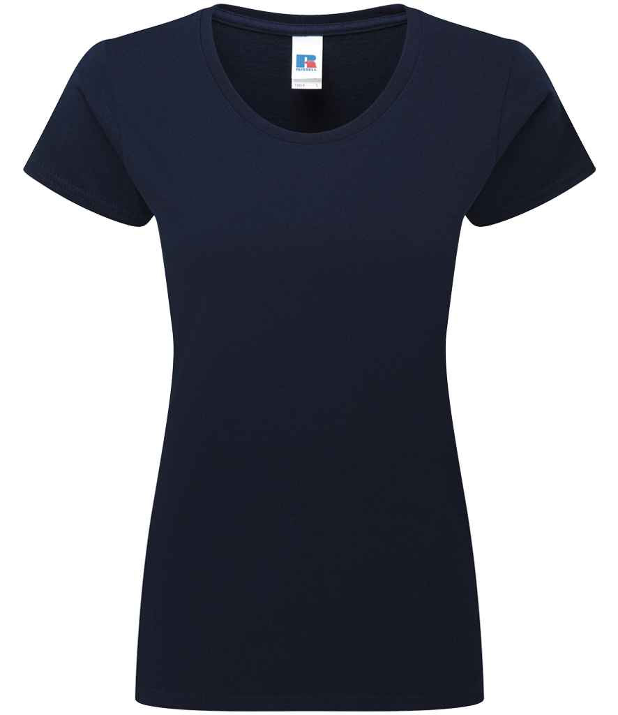Russell Ladies Authentic Classic Ringspun T-Shirt - French Navy (180F)