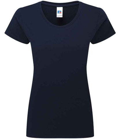Russell Ladies Authentic Classic Ringspun T-Shirt - French Navy (180F)