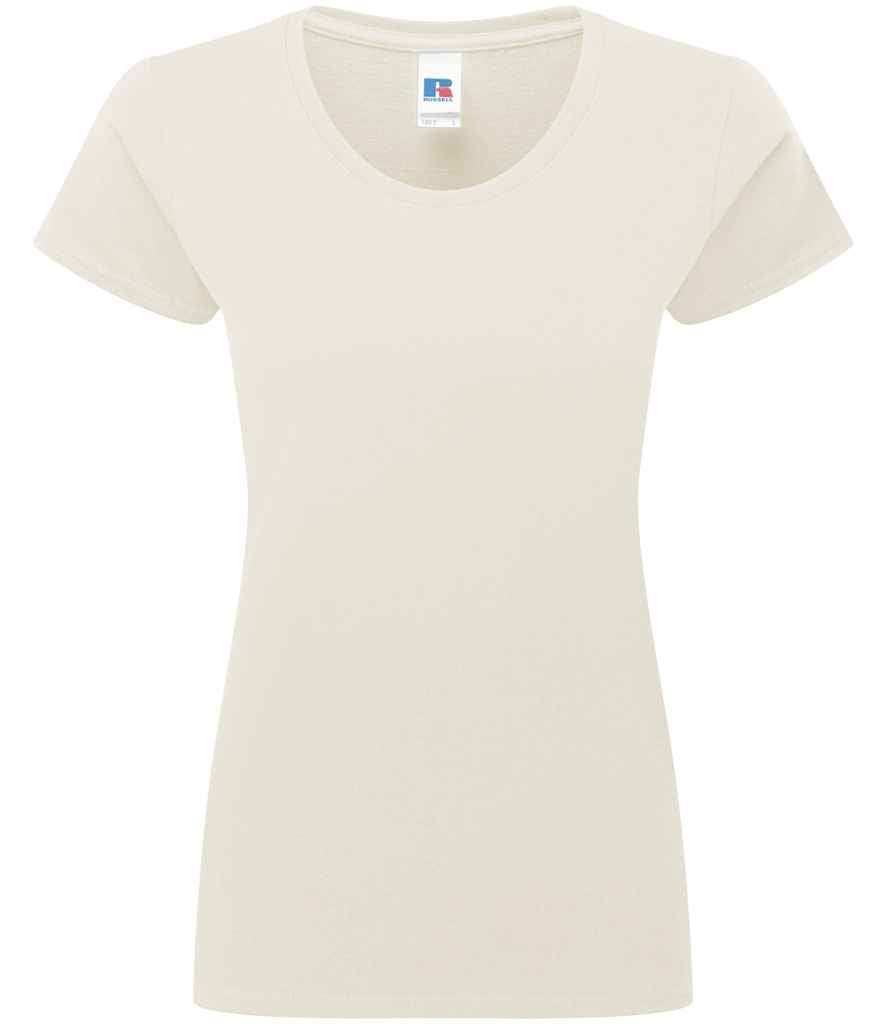 Russell Ladies Authentic Classic Ringspun T-Shirt - Natural (180F)