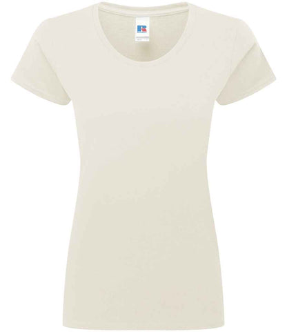 Russell Ladies Authentic Classic Ringspun T-Shirt - Natural (180F)