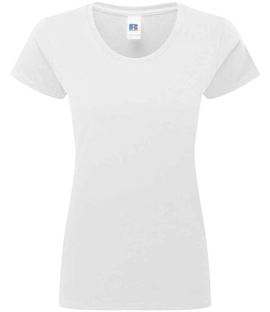 Russell Ladies Authentic Classic Ringspun T-Shirt - White (180F)