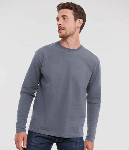 Russell Classic Long Sleeve T-Shirt - Convoy Grey (180L)