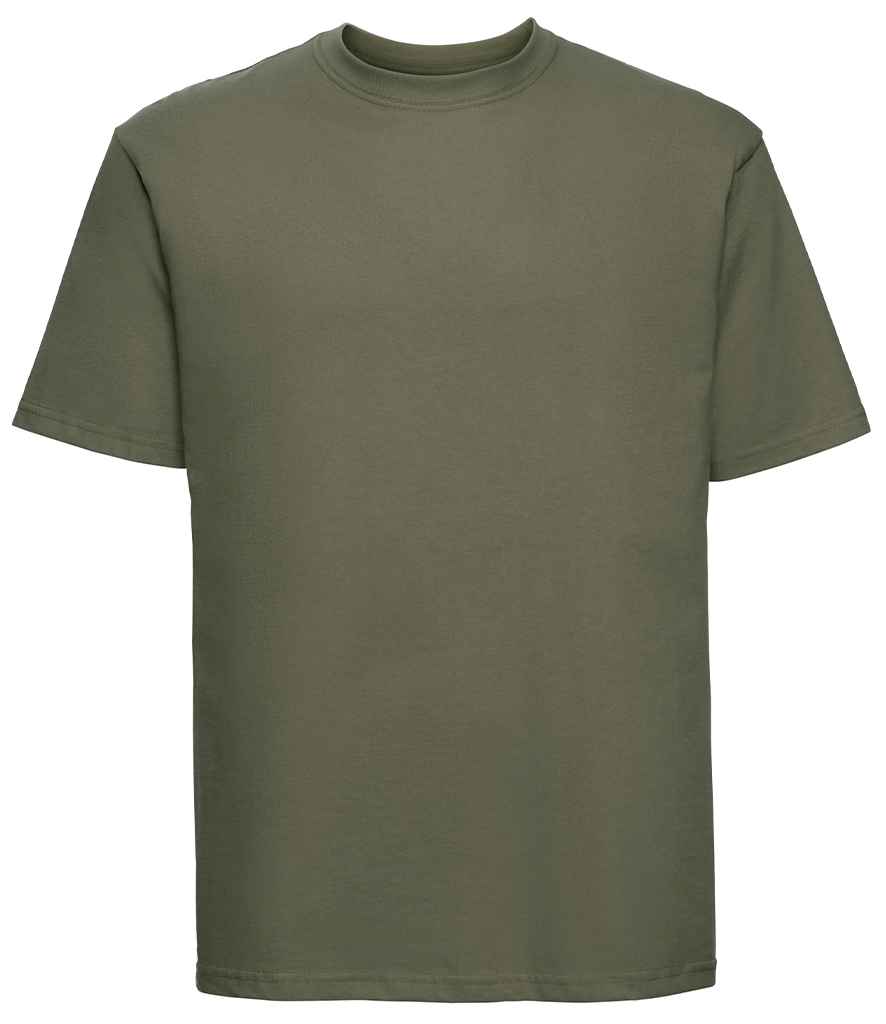 Russell Classic Ringspun T-Shirt - Olive Green (180M)