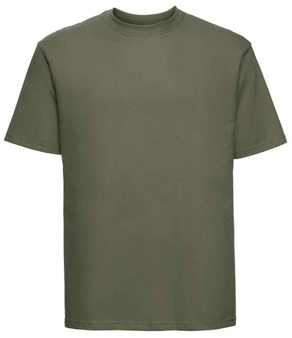 Russell Classic Ringspun T-Shirt - Olive Green (180M)
