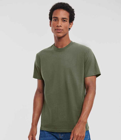 Russell Classic Ringspun T-Shirt - Olive Green (180M)